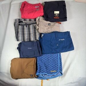 Patagonia Board Shorts Swim Trunks Columbia Rei Coop Hurley Bundle Lot of 8